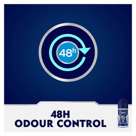 Nivea Aqua Cool Roll-On Deodorant For Men - 50ml