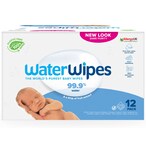 Buy Water Wipes Purest Baby Wipes White 60 Wipes Pack of 12 in UAE