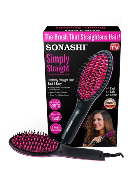 Cleaning Brush Simply Straight Hair Straightening Brush Buy