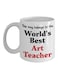 muGGyz World's Okayest Dance Coach Printed Coffee Mug White/Black/Red 8x9.5x8centimeter
