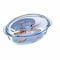 Pyrex Essentials Glass High Resistance Oval Casserole - 3 Liters- Clear