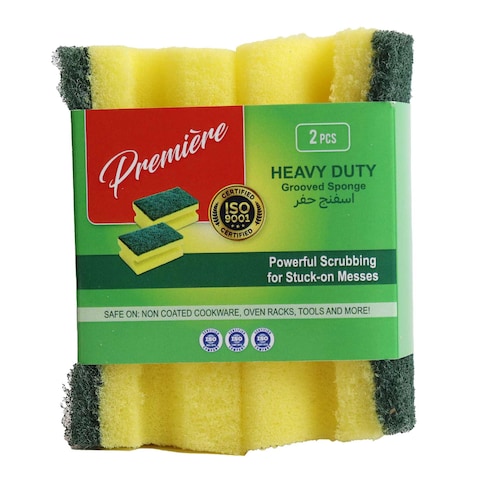 Premier Sponge Grooved - 2 Pieces