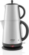 Arzum AR3072 Caycı Tea Maker, Turkish Teapot, Eco Inox Teamashinen, Stainless Steel, 1.7 Litre - Black