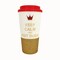 Tumbler &lsquo;Keep Calm and Visit Dubai&#39; Design with Glitters and Stones for Hot and Cold Beverages 16oz