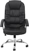 Karnak Boss Executive Office Chair Steel Structure, PU Leather 360 Swivel Desk Gaming Chair High Back &amp; Adjustable Height Computer Table Chair, Soft Foam Gaming Study Chair Lumbar Support, Kc105