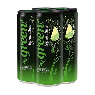 Green Cola Green Lemon Lime Juice 330ml Pack of 6