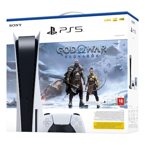 Sony PlayStation 5 Console And DualSense Wireless Controller With God Of War Ragnarok CFI-1216A