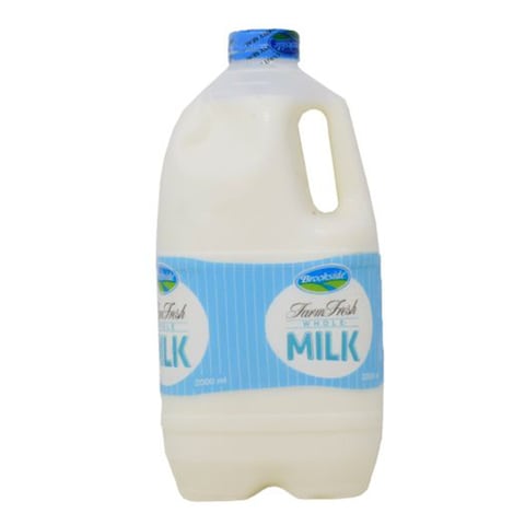 Brookside Farm Fresh Whole Milk Bottle 2L