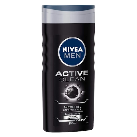 Nivea Men Active Clean Shower Gel 250Ml