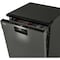 Toshiba 15 Place Settings, 3 Layer basket, Origin Inverter, 8 Programmes, 4 Functions Dishwasher Black DW-15F3ME(BS)