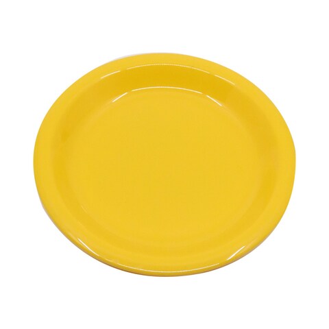 Hoover Round Dessert Plate Yellow 20cm