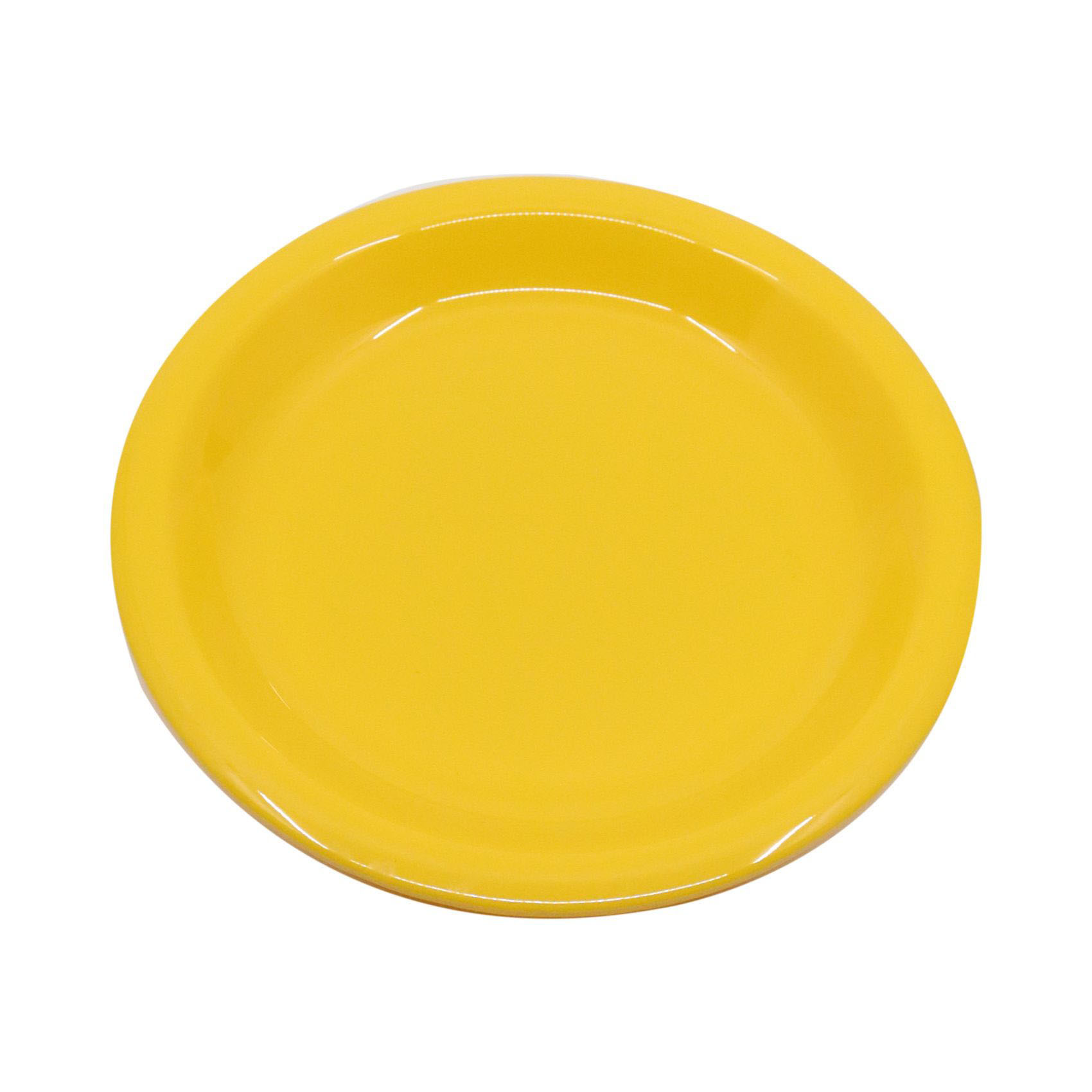 Hoover Round Dessert Plate Yellow 20cm