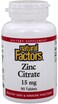 Natural Factors Zinc Citrate 15 mg 90 Tablets