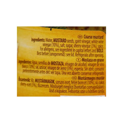 Kuhne Mustard Coarse - 250ml