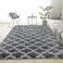 Generic Luckyrao Area Rugs Soft Living Room Carpet Plush Pile Rugs Fluffy Carpets Anti Slip Fluffy Bedroom Rug Shaggy Floor Mats Large For Living Room Hallway Bedroom (Gray, 120 X 160cm)