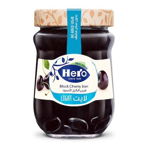 Hero Black Cherry Light Jam - 320 gm