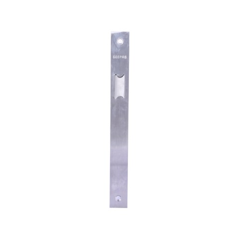 Geepas Stainless Steel Passage Lock - 72Mm Ss 304 Bolts | Latch Bolt &amp; Dead Bolt | Ideal For Bedroom, Bathroom And More | Retardant Material | 235Mm Forend Plate