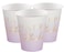 Gold Foiled Happy Birthday Lilac Ombre Paper Cups 8 pcs