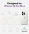 Ringke  - Apple Iphone 14 Pro Max Case Cover -  Fusion Series-  Clear