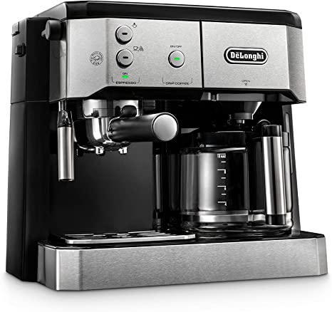 DeLonghi BCO421.S 15-Bar Combi Espresso Coffee Machine, 220-Volts  Silver