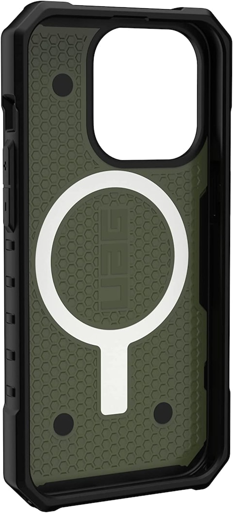 Urban Armor Gear Designed For iPhone 14 Pro Case, 6.1&quot; Pathfinder Built-In Magnet Compatible With Magsafe Charging Slim Lightweight Shockproof Dropproof Rugged Protective Cover, Green Olive