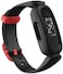 Fitbit Ace 3, Activity Tracker For Kids 6+ With Animated Clock Faces, Up To 8 Days Battery Life &amp; Water Resistant Up To 50 M, Black/Sport Red