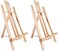 Generic Tabletop Art Easel Set, 14" Tall Display Stand A-Frame Mini Wood Painting Easels For Kids Artist Adults Students Classroom Table Top Display, 2-Pack