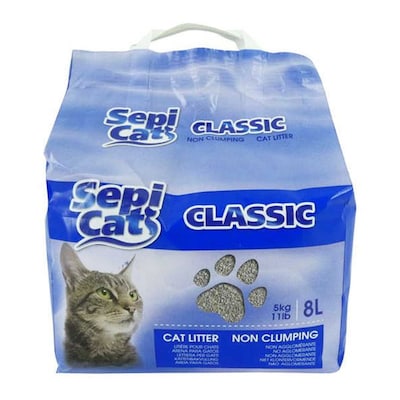 Sepicat Natural Classic Non Clumping Cat Litter 8L