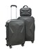 Morano 5-Piece Luggage Trolley Bag Set Dark Grey