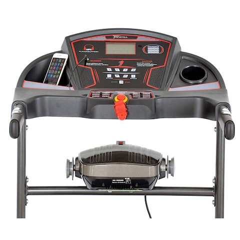 Skyland -  Treadmill Black  Em1242, Ideal For Cardio Activities And Helps You To Stay Fit Indoors.