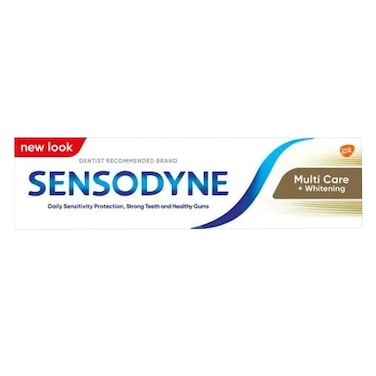 Sensodyne Multi Care + Whitening Toothpaste For Sensitive Teeth Superior Whitening Action 75ml