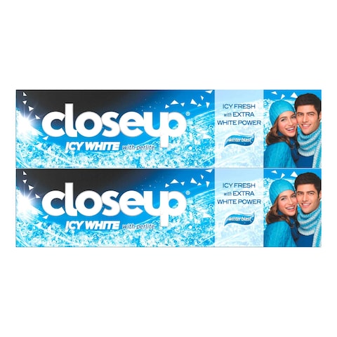 Closeup Icy White Winterblast Toothpaste Blue 75ml Pack of 2