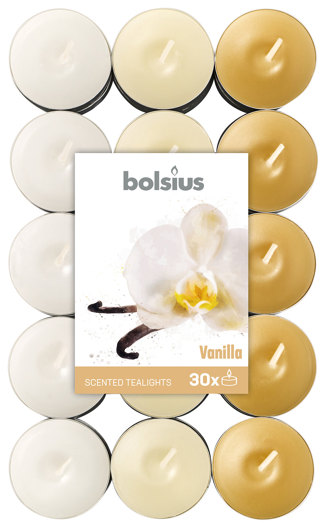 Bolsius Vanilla Tealight Candles