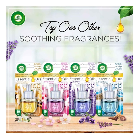 Air Wick Plug-In Essential Oil Air Freshener Refill Lavender Clear 19ml