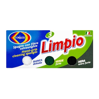 Corazzi Limpio Scouring Sponge - Pack of 3
