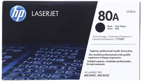 HP Toner Cartridge - 80A, Black