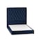 In House Madrid Velvet Bed Frame - Queen - 200x150 cm - Dark Blue