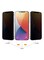 Generic Privacy Full Screen Tempered Glass Screen Protector For Apple iPhone 12 Pro Max Black