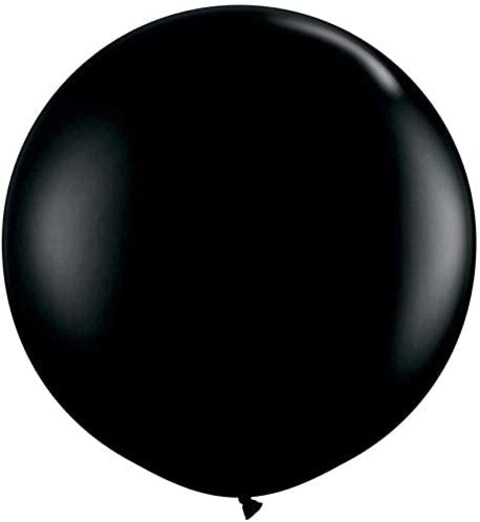 JMD Ballons &amp; Accessories - 1Pc 36&quot; Huge Round Metallic Balloons Wedding Baby Shower Decoration Giant Latex Balloons Birthday Party Kids Toy (Black)