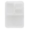 A1134 Plastic Storage Organizer Set 5 Pieces White