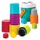 Infantino Stack'n Nest Buckets Shape Sorting Toy 6+ Months 14 Pieces