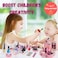 Kids Makeup Kit for Girls - Real Washable Makeup Set with Cute Princess Cosmetic Purse