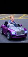 Lovely Baby Powered Riding Battery Operated Car For Kids LB 8585DX (Purple)