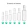 Generic-60ml Clear PET Spray Bottle Fine Mist Sprayer Mini Travel Bottle Plastic Empty Refillable Container for Perfume Cosmetic Makeup Water Atomizer