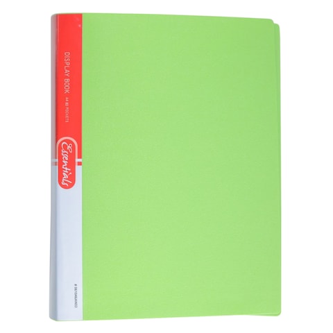 ESS DISPLAY BOOK A4 80POCKT GREEN