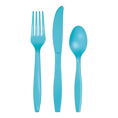 Amscan 24 Knives Powder Blu 8004.11