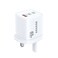 SEEKEN Spectra 65W GAN Charger - White   Fast Charging   3 in 1   Compact   Power Delivery   Premium Design   High-Quality.