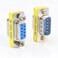 DB9 9 Pin Connector DB9 Male to Female Cable Gender Changer Coupler Adapter - 2Pcs