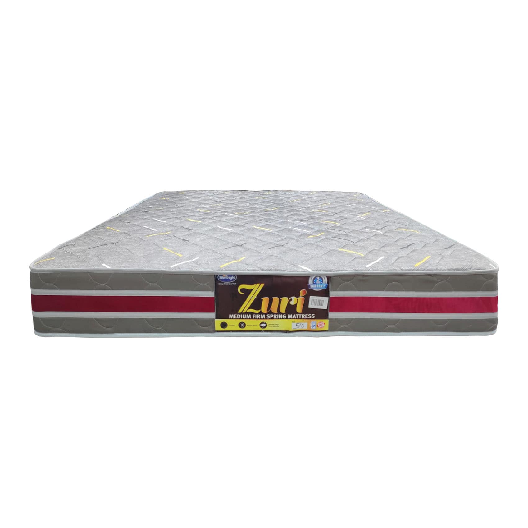 Buy Zuri Spring Mattress 5'0Ft X 6'3Ft Online | Carrefour