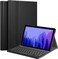 Ntech Keyboard Case For Samsung Galaxy Tab A7 10.4'' 2020 Model (Sm-T500/T505/T507), Slim Lightweight Stand Cover With Magnetically Detachable Wireless Bluetooth Keyboard, Black